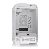 Thermaltake The Tower 300, Micro Tower, PC, Weiß, micro ATX, Mini-ITX, SPCC, Gehärtetes Glas, 21 cm