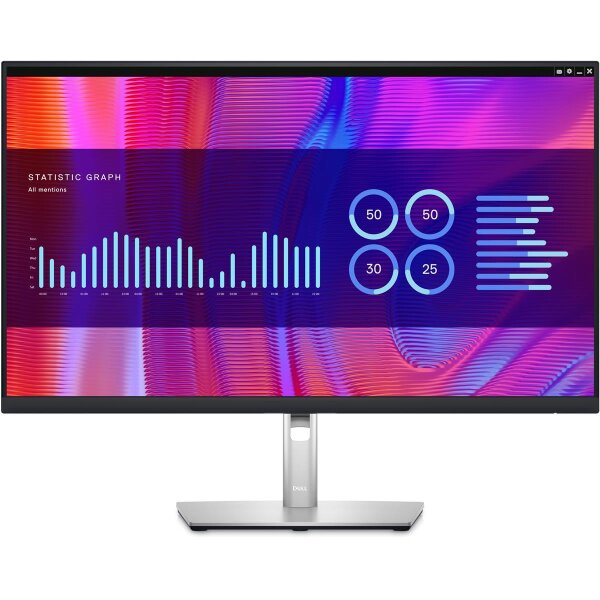 Dell P Series 27 USB-C-Hub-Monitor – P2723DE, 68,6 cm (27"), 2560 x 1440 Pixel, Quad HD, LCD, 5 ms, Schwarz