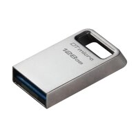 Kingston 128GB DT Micro USB 3.2 200MB/s Metal Gen 1 - USB-Stick - 128 GB