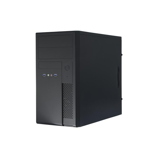 Chieftec XT-01B-350GPB, Mini Tower, PC, Schwarz, micro ATX, SECC, 14 cm