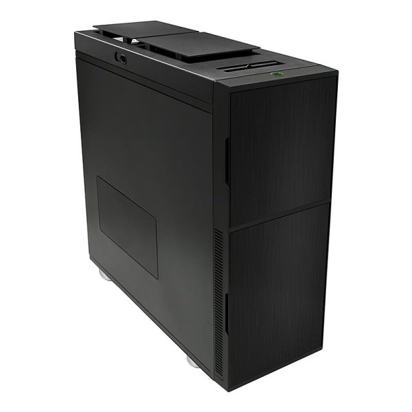 Nanoxia Deep Silence 6 Rev. B Dark Black, Full Tower, PC, Schwarz, ATX, EATX, HPTX, micro ATX, Mini-ATX, XL-ATX, Kunststoff, Stahl, 20 cm