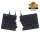 R-Go Tools Split Ergonomische Tastatur R-Go Break mit Pausensoftware, ergonomische geteilte Tastatur, QWERTY (UK), Kabelgebunden, Schwarz, Mini, Kabelgebunden, USB, QWERTY, Schwarz