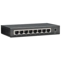 IC Intracom Intellinet 8-Port Fast Ethernet Office Switch, Metall, Desktop, IEEE 802.3az (Energy Efficient Ethernet), Fast Ethernet (10/100), Vollduplex