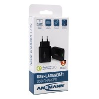 Ansmann Home Charger 130Q, Indoor, AC, 12 V, Schwarz