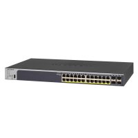 Netgear GS728TPP, Managed, L2/L3/L4, Gigabit Ethernet (10/100/1000), Power over Ethernet (PoE), Rack-Einbau, 1U