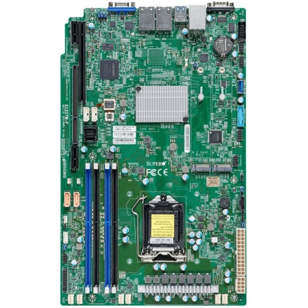 Supermicro X12STW-F, Intel, LGA 1200 (Socket H5), Intel® Pentium®, Intel Xeon E, E-2300, DDR4-SDRAM, 128 GB