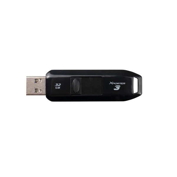 PATRIOT Memory Xporter 3, 32 GB, USB Typ-A, 3.2 Gen 1 (3.1 Gen 1), Dia, 10 g, Schwarz