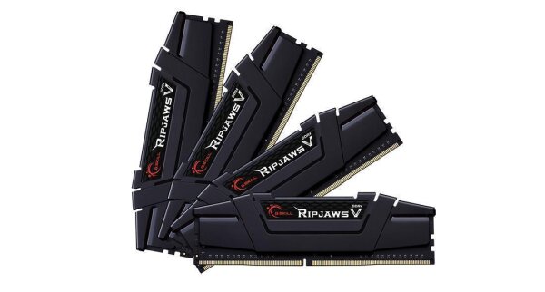 G.Skill Ripjaws V F4-4000C18Q-32GVK, 32 GB, 4 x 8 GB, DDR4, 4000 MHz