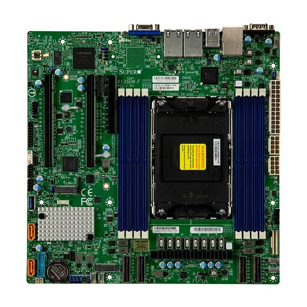 Supermicro MBD-X13SEM-F, Intel, LGA 4677 (Socket E), Intel® Xeon®, DDR5-SDRAM, 2,05 TB, DIMM