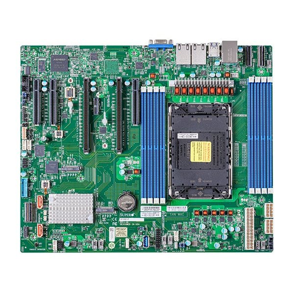 Supermicro MBD-X13SEI-F, Intel, LGA 4677 (Socket E), Intel® Xeon®, DDR5-SDRAM, 2 TB, DIMM