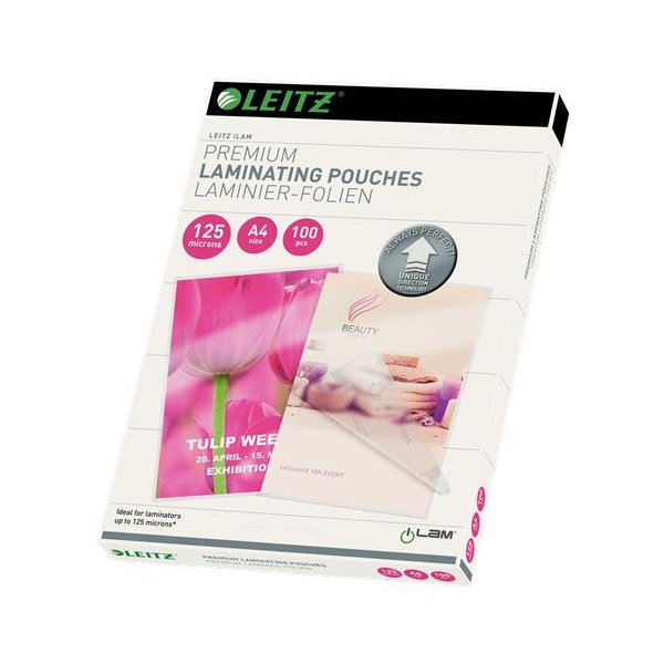 Esselte Leitz 74810000, Transparent, Glänzend, A4, 0,125 mm, 222 mm, 29 mm