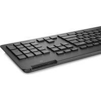 HP Business-Slim-Smart Card-Tastatur, Full-size (100%), USB, Mechanischer Switch, Schwarz