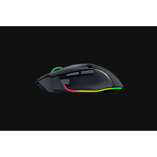 Razer Basilisk V3 Pro, rechts, Optisch, RF Wireless + Bluetooth + USB Type-C, 30000 DPI, Schwarz