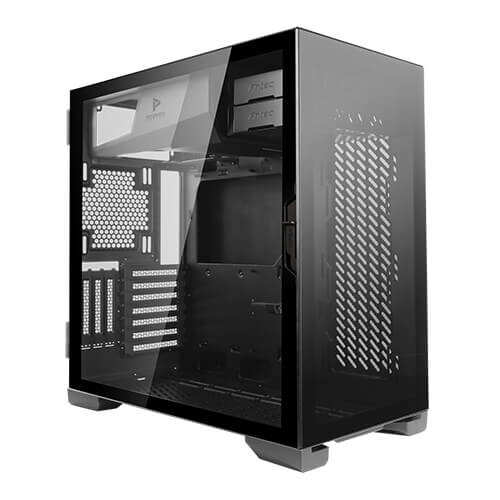 Antec P120 Crystal, Midi Tower, PC, Schwarz, ATX, EATX, ITX, Stahl, Gehärtetes Glas, 120,140 mm