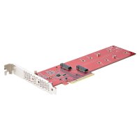 StarTech.com Dual M 2 PCIe AdapterKarte, PCIe x8/ x16 auf...