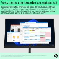 HP E-Series E22 G5 FHD Monitor, 54,6 cm (21.5"), 1920 x 1080 Pixel, Full HD, LED, 5 ms, Schwarz, Silber