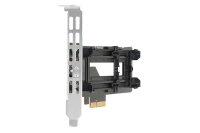 Icy Dock MB987M2P-1B, PCIe, M.2, Schwarz, Silber, Passiv,...