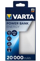 Varta Energy 20000, Schwarz, Weiß, Universal,...