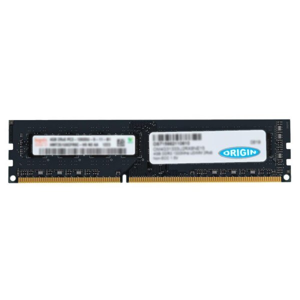 Origin Storage 8GB DDR3 1600MHz UDIMM 2Rx8 ECC 1.35V, 8 GB, 1 x 8 GB, DDR3, 1600 MHz, 240-pin DIMM, Grün