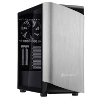 SilverStone SETA A1, Midi Tower, PC, Schwarz, Silber,...