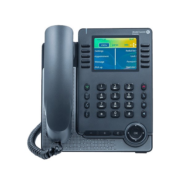 Alcatel Lucent ALE-30h, IP-Telefon, Grau, Kabelgebundenes Mobilteil, Tisch/Wand, IP22, LCD