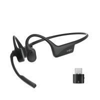 AfterShokz SHOKZ OpenComm2 UC, Kabellos, Büro/Callcenter, 20 - 20000 Hz, 35 g, Kopfhörer, Schwarz