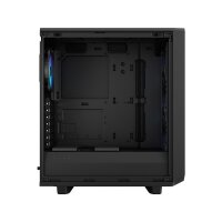 Fractal Design Meshify 2 Compact RGB, PC, Schwarz, ATX, micro ATX, Mini-ITX, Stahl, Gehärtetes Glas, Multi, Taschenlüfter