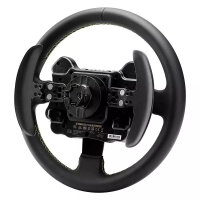 ThrustMaster Evo Racing 32R Leather, Steuerrad, PC, PlayStation 4, PlayStation 5, Xbox, Xbox One, D-Pad, Kabelgebunden, Schwarz, Gelb, Aluminium, Leder