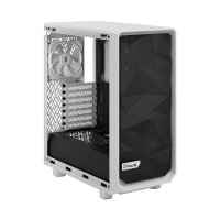 Fractal Design Meshify 2 Compact Lite, PC, Weiß, ATX, micro ATX, Mini-ITX, Stahl, Gehärtetes Glas, 16,9 cm, 34,5 cm