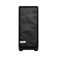 Fractal Design Meshify 2 Compact Lite, PC, Schwarz, ATX, micro ATX, Mini-ITX, Stahl, Gehärtetes Glas, 16,9 cm, 34,5 cm