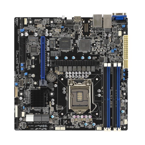 ASUS P12R-M, Intel, LGA 1200 (Socket H5), Intel® Pentium®, Intel Xeon E, DDR4-SDRAM, 128 GB, DIMM