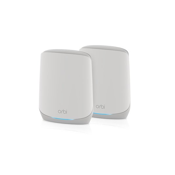 Netgear Orbi RBK762S, Weiß, Intern, Mesh-System, 350 m², Tri-Band (2,4 GHz / 5 GHz / 5 GHz), Wi-Fi 6 (802.11ax)