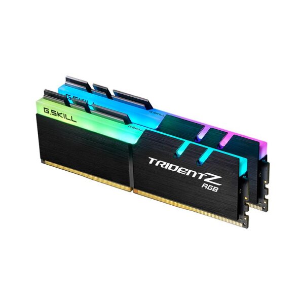 G.Skill Trident Z RGB F4-3600C18D-16GTZR, 16 GB, 2 x 8 GB, DDR4, 3600 MHz, 288-pin DIMM