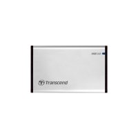 Transcend StoreJet 25S3, HDD / SSD-Gehäuse, 2.5 Zoll, Serial ATA III, 6 Gbit/s, USB Anschluss, Silber