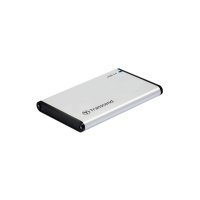 Transcend StoreJet 25S3, HDD / SSD-Gehäuse, 2.5 Zoll, Serial ATA III, 6 Gbit/s, USB Anschluss, Silber