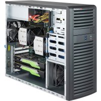 Supermicro CSE-732D3-1K26B, Midi Tower, PC, Schwarz, ATX,...