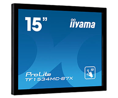 Iiyama TF1534MC-B7X, 38,1 cm (15"), 1024 x 768 Pixel, XGA, 370 cd/m², Multi-Nutzer, 7H