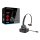 Conceptronic POLONA Kabelloses Bluetooth-Headset mit Ladedoc & Bluetooth USB audio adapter, Kabellos, Büro/Callcenter, 0 - 20000 Hz, 150 g, Kopfhörer, Schwarz