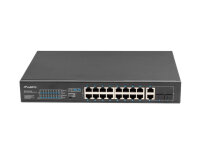 Lanberg RSFE-16P-2C-250, Unmanaged, Gigabit Ethernet...