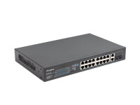 Lanberg RSFE-16P-2C-250, Unmanaged, Gigabit Ethernet (10/100/1000), Power over Ethernet (PoE), Rack-Einbau, 1U