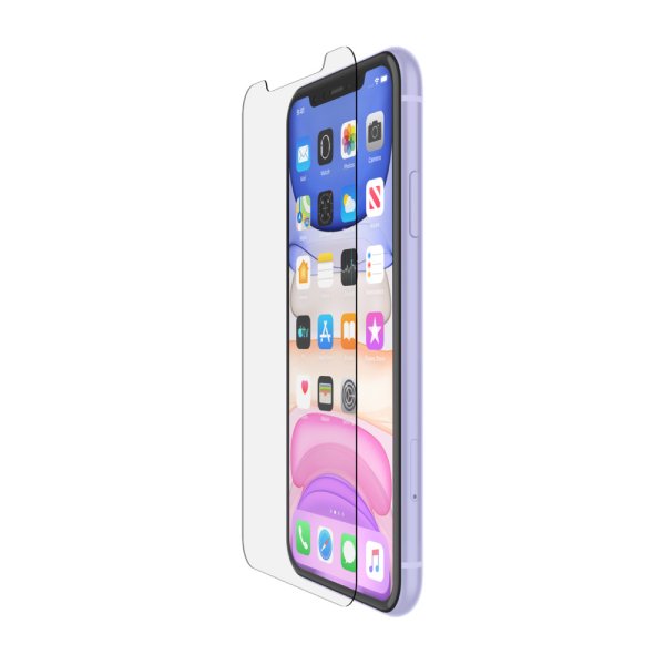 Belkin SCREENFORCE InvisiGlass Ultra, Apple, iPhone 11, iPhone XR, Antibakteriell, Transparent, 1 Stück(e)