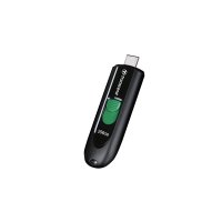 Transcend JetFlash 790C, 256 GB, USB Typ-C, 3.2 Gen 1 (3.1 Gen 1), Schutzhülle, 4,9 g, Schwarz