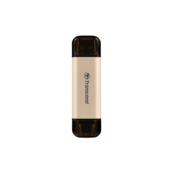 Transcend JetFlash 930C, 256 GB, USB Type-A / USB Type-C, 3.2 Gen 1 (3.1 Gen 1), 420 MB/s, Kappe, Gold