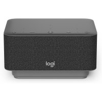 Logitech Logi Dock Focus Room kit Teams, Persönliches Videokonferenzsystem, 4K Ultra HD, 90 fps, 5x, Graphit