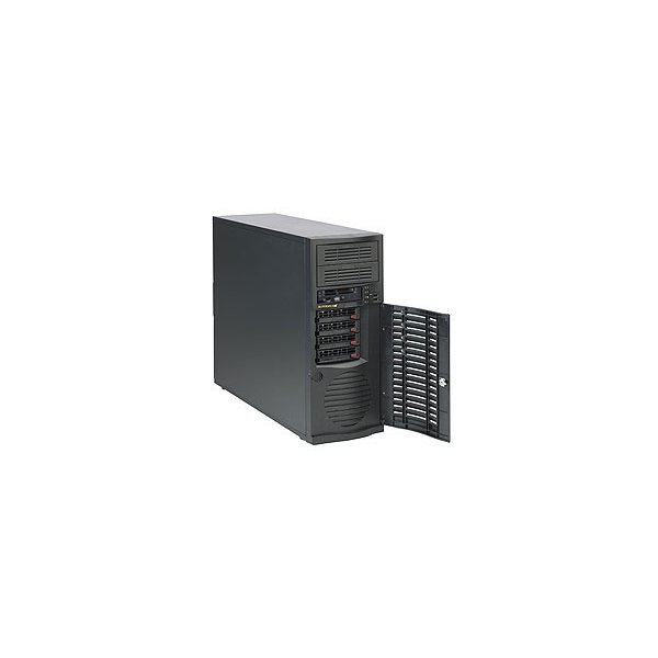 Supermicro SuperChassis 733TQ-668B, Midi Tower, Server, Schwarz, ATX, EATX, HDD, Heizung, LAN, Leistung, BSMI CCC CE/EMC FCC class B TUV/CB UL/CUL