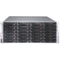 Supermicro SuperChassis 847BE1C4-R1K23LPB, Rack, Server, Schwarz, ATX, EATX, 4U, Ventilatorausfall, HDD, LAN, Leistung