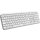 Logitech MX Keys S, Kabellos, RF Wireless + Bluetooth, Scherenschalter, QWERTY, LED, Aluminium, Weiß