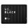 WD_BLACK Western Digital P10 Game Drive, 5000 GB, 2.5 Zoll, 3.2 Gen 1 (3.1 Gen 1), Schwarz