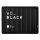 WD_BLACK Western Digital P10 Game Drive, 4000 GB, 2.5 Zoll, 3.2 Gen 1 (3.1 Gen 1), Schwarz