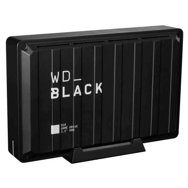 WD_BLACK Western Digital D10, 8000 GB, 3.2 Gen 2 (3.1 Gen 2), 7200 RPM, Schwarz, Weiß